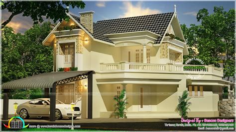 Beautiful Swiss Model House Design Kerala Home Design