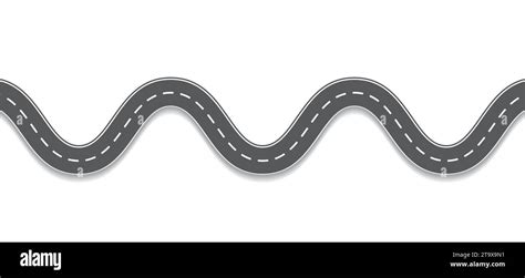 Winding Road Isolated Vector Illustration Stock Vector Image And Art