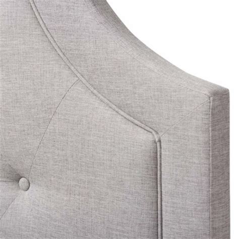 Baxton Studio Mars Modern And Contemporary Greyish Beige Fabric Twin