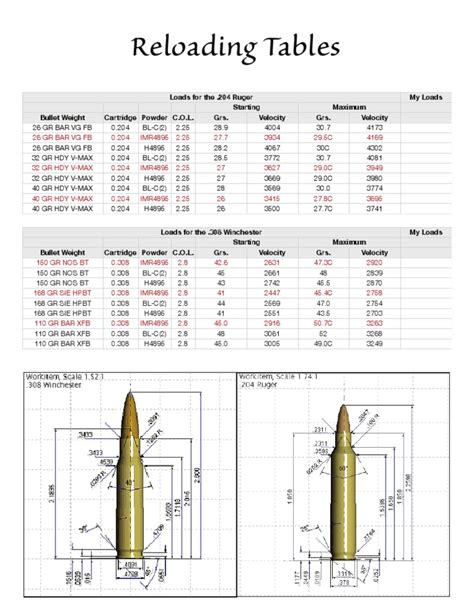 Reloading Data Pdf Pistol And Rifle Cartridges Tools