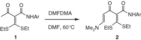Scheme 1 Preparation Of Enaminones 2 Dmfdma Nn Dimethylformamide