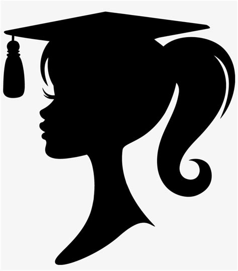 Graduation Crafts Graduation Girl Silhouette Free Transparent Png