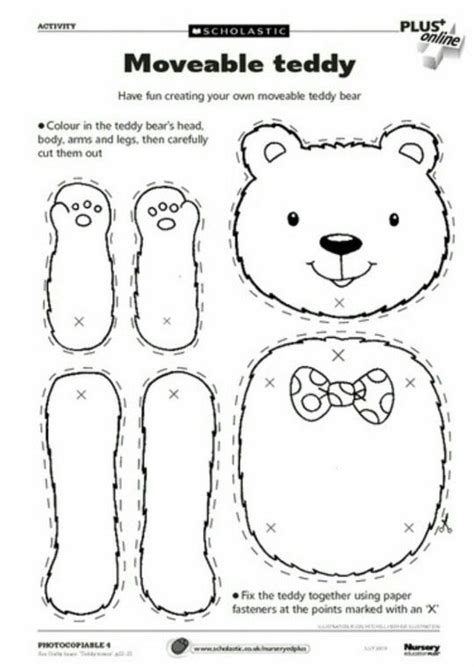 Movable Bear Teddy Bear Picnic Pinterest Bears