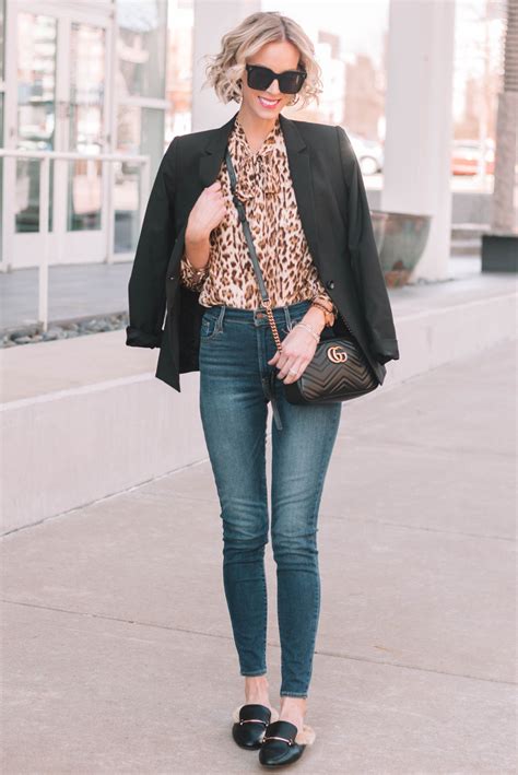 3 ways to wear 1 leopard blouse casual outfits for girls business casual outfits unique