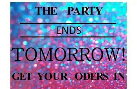 The Party Ends Tomorrow Place Your Order Ashleyblackburn