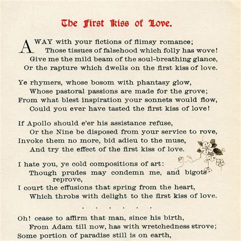Our First Kiss Poems