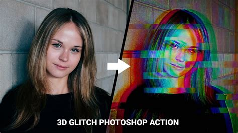 3d Glitched Photoshop Action The Amazing Fantasy Photoshop Actions