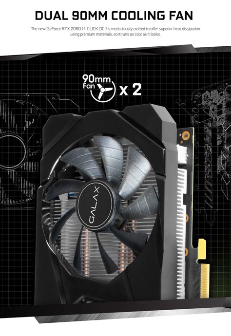 Galax Geforce® Rtx 2060 1 Click Oc Geforce® Rtx 2060 Series