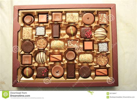 Luxurious Chocolates In Box Stock Image Image Of Chocolate