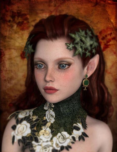 green elf by ikke46 deviantart fantasy images digital artist
