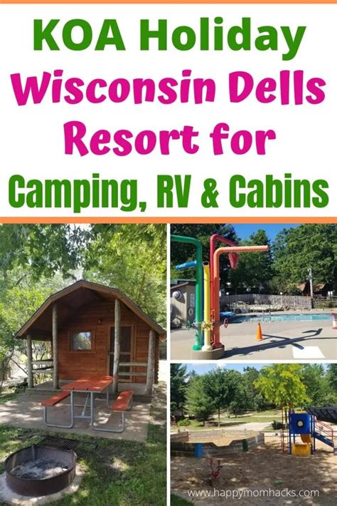 Koa Wisconsin Dells Camping Rv And Cabins Review Happy Mom Hacks