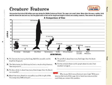 Creature Features Lesson Plan for 2nd - 3rd Grade | Lesson Planet