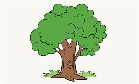 Simple Cartoon Tree