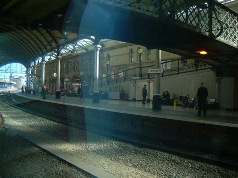 Newcastle Upon Tyne Tyne And Wear England~approaching Newcastle Train
