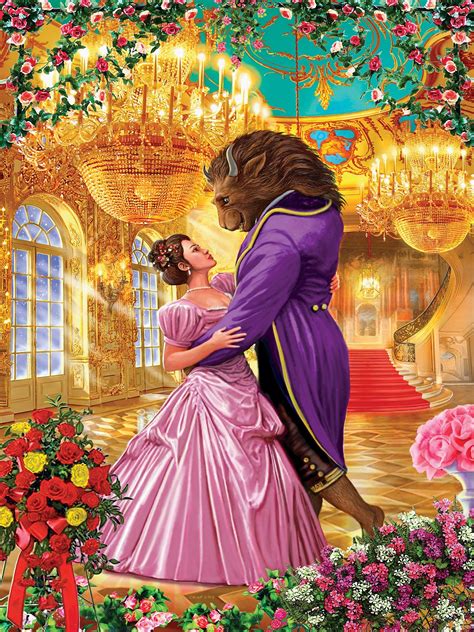 Beauty And The Beast Book Box 300pc Ez Grip Jigsaw Puzzle By