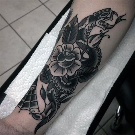 The small measurement makes it best for a placement like in your finger, hand, or behind your ear.the overall rule when selecting a smaller tattoo is to go for black ink and simplified design, to assist the inking stand out extra and make it simpler to the touch up. 70 Traditional Snake Tattoo Designs For Men - Slick Ink Ideas