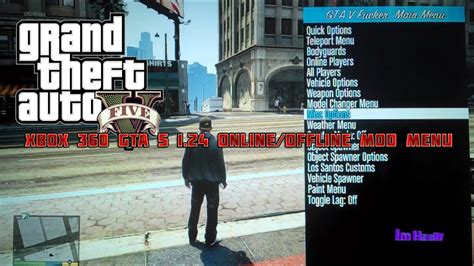 Most gta game series lovers are trying to access the gta 5 mod menu services. Xbox 360 GTA 5 1.24 Online/Offline Mod Menu + Download ...