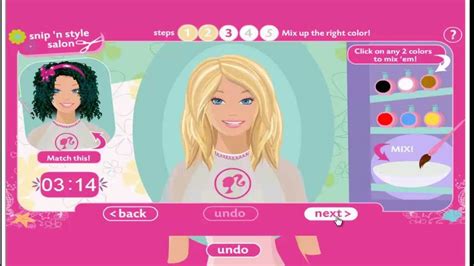 Juegos de vestir a barbie: Juegos de Barbie de Peluqueria - Juegos Online Gratis