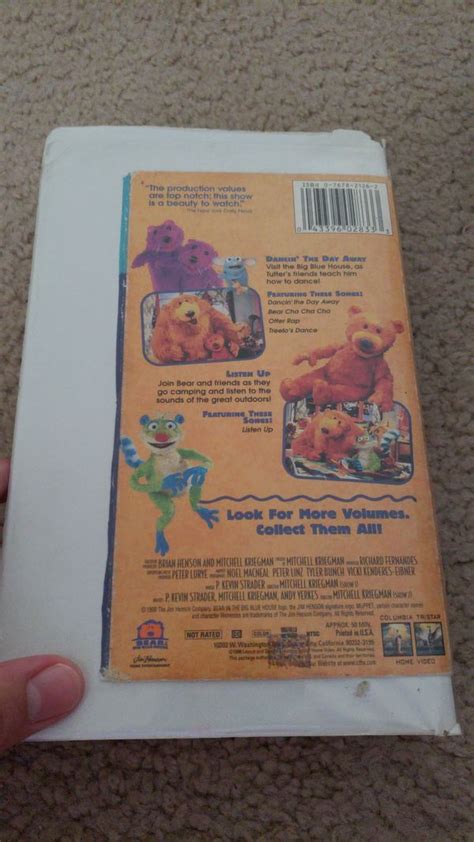 Bear In The Big Blue House Volume 3 Vhs For Sale In New