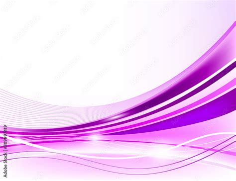 Abstract Art Design Vector Wave Purple Background Illustration Stock