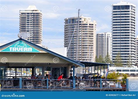 Fishermans Wharf Tavern Gold Coast Queensland Australia Editorial