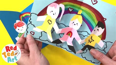 See more ideas about friendship day cards, valentine crafts, mothers day crafts. Easy Pop Up Friendship Cards How To - 3d Children's Day ...