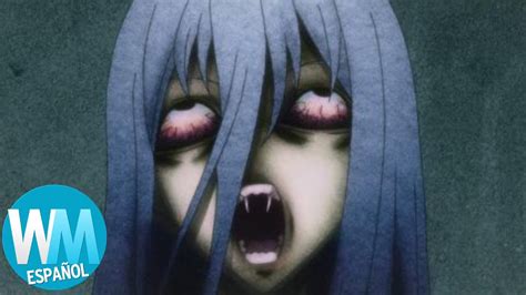 ¡top 10 Anime Más Aterrador De Todos Los Tiempos Youtube