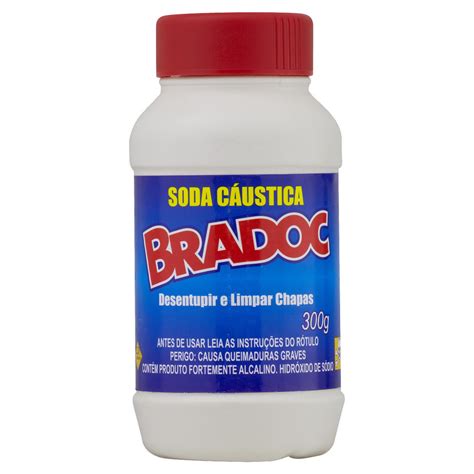 Soda Cáustica Bradoc 300g