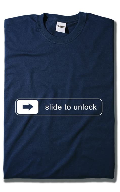 Camiseta Slide To Unlock Tee Shirts Sweatshirts Shirts