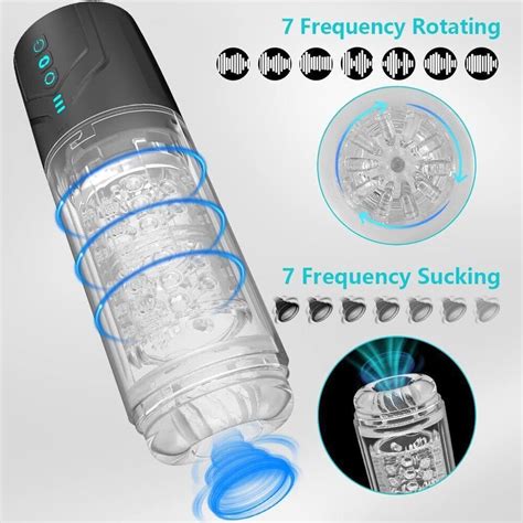 Male Masturbater Automatic Hands Free Rotating Cup Thrusting Stroker Men Sex Toy Ebay