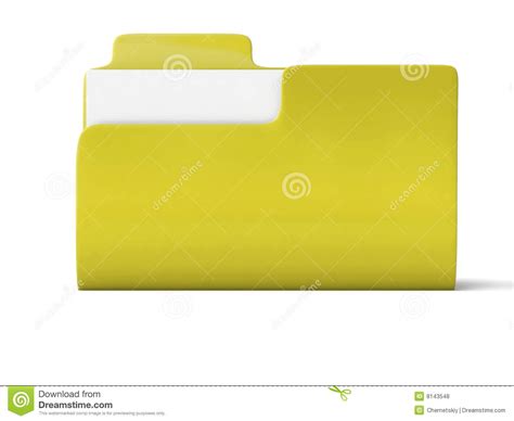 Yellow Folder Icon Royalty Free Stock Photos Image 8143548