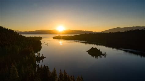 Emerald Bay Lake Tahoe California Sunrise 4k Youtube