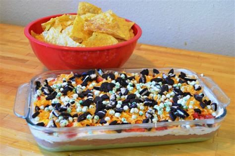 It combines layers of sweet and scrumptious pudding with other delicious ingredients, including chocolate, brownies, s'mores, and candy. 7-Layer Dessert Dip with Nutella 'Refried Beans' and ...