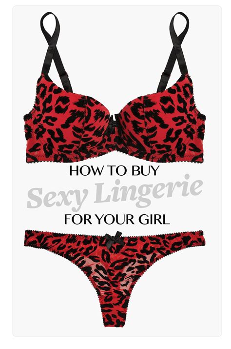 How To Buy Sexy Lingerie For Your Girl