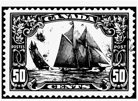 Download Download Png 1929 Canada Bluenose Schooner Postage Stamp