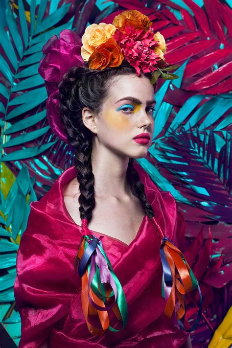 Photographer Reimaged Frida Kahlo As A Modern Fashion Icon In Vibrant