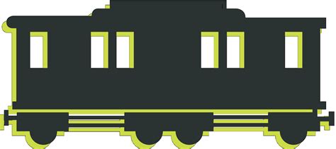 Train Vector Graphics Silhouette Steam Locomotive Rail Transport Png