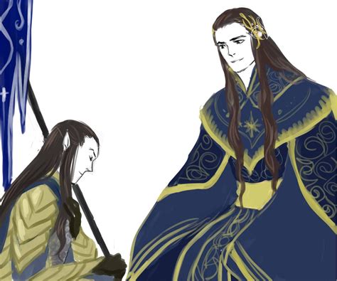Elrond And Gil Galad Credits To The Artist Seigneur Des Anneaux
