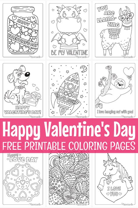 Free Printable Valentines Coloring Pages Free Printable Templates