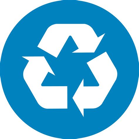 Blue Recycle Symbol Clipart Best