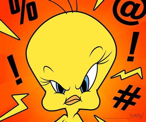 An Angry Yellow Bird With Blue Eyes And Lightning Symbols Around Its