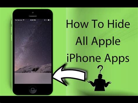 5 ways to hide iphone apps: How to Hide All iPhone Apps - YouTube