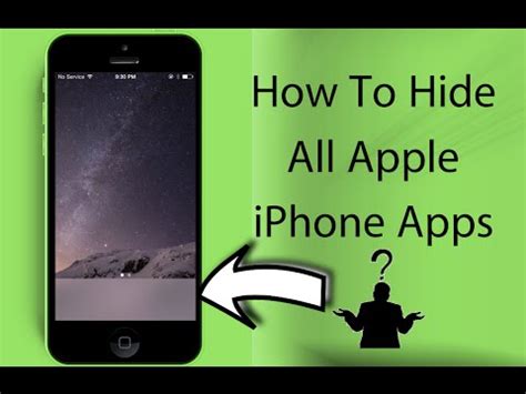 5 ways to hide iphone apps: How to Hide All iPhone Apps - YouTube