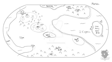 Map Sketch Of Manae By Tildetanuki On Deviantart