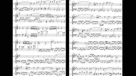 To download free sheet music for phantom of the opera as a violin and piano arrangement as separate parts and full score as a.pdf, please click here: Phantom of the Opera violin & cello duet - String Demons (Score) - YouTube