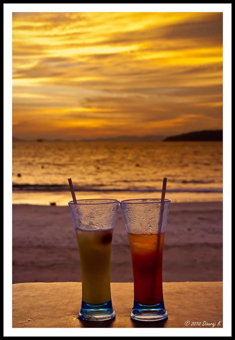 honeymoon couple beautiful sunset at railay beach me and … flickr