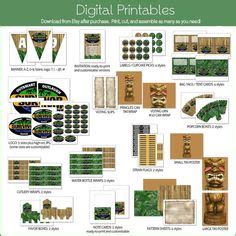 Party Printables Digital Printables Printable Templates Survivor