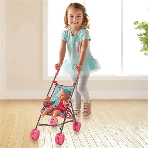 Kid Connection Baby Doll Stroller Set 10 Pieces