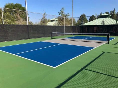 Pickleball Court Painting Grand Rapids Mi Tennis Court Resurfacing