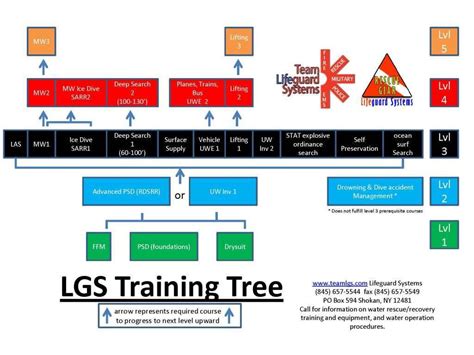 Lgs Public Safety Dive Training Levels Team Lifeguard Systems